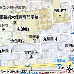 愛知県名古屋市昭和区広池町51周辺の地図