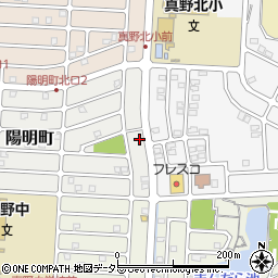 滋賀県大津市陽明町1-14周辺の地図