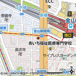 ファミリーマート熱田金山南店周辺の地図