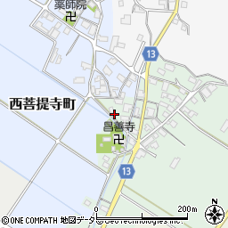 滋賀県東近江市南菩提寺町683周辺の地図