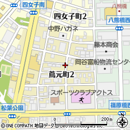 愛知県名古屋市中川区蔦元町周辺の地図