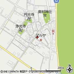 滋賀県東近江市五個荘奥町433周辺の地図