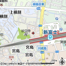 静岡県富士市川成島652周辺の地図