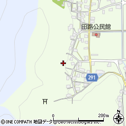 兵庫県丹波市柏原町田路544周辺の地図