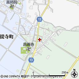 滋賀県東近江市南菩提寺町708周辺の地図