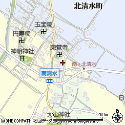 滋賀県東近江市南清水町120周辺の地図