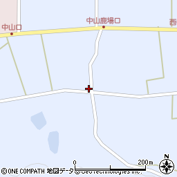 兵庫県丹波市春日町中山341-1周辺の地図