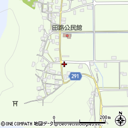 兵庫県丹波市柏原町田路437周辺の地図