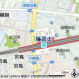 焼肉飯店 京昌園 新富士駅店周辺の地図