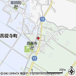 滋賀県東近江市南菩提寺町706周辺の地図