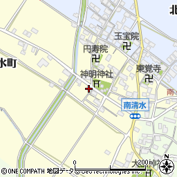 滋賀県東近江市南清水町332周辺の地図