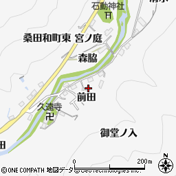 愛知県豊田市桑田和町前田36周辺の地図