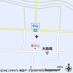 兵庫県丹波市春日町中山910周辺の地図