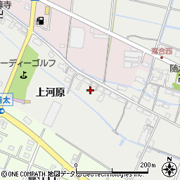 愛知県愛西市落合町上河原1413周辺の地図