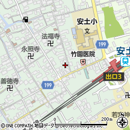 滋賀県近江八幡市安土町常楽寺619周辺の地図