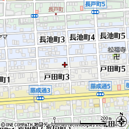 愛知県名古屋市昭和区戸田町3丁目6周辺の地図