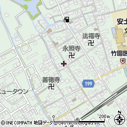 滋賀県近江八幡市安土町常楽寺803-2周辺の地図