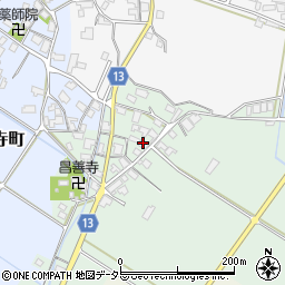 滋賀県東近江市南菩提寺町720周辺の地図