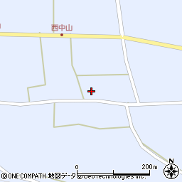 兵庫県丹波市春日町中山599周辺の地図