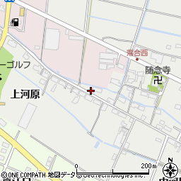 愛知県愛西市落合町上河原1391周辺の地図