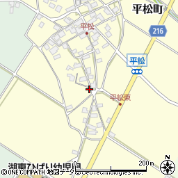 滋賀県東近江市平松町1014周辺の地図