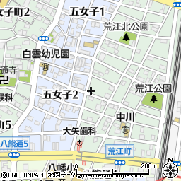 京金染物店周辺の地図