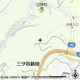 静岡県三島市三ツ谷新田周辺の地図