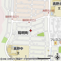 滋賀県大津市陽明町周辺の地図