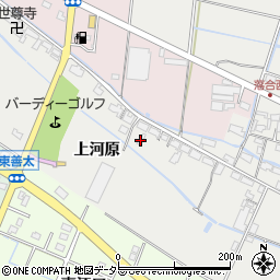 愛知県愛西市落合町上河原1422周辺の地図