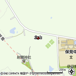 愛知県豊田市保見町北山周辺の地図