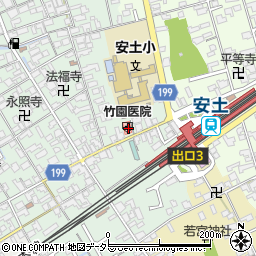 滋賀県近江八幡市安土町常楽寺590周辺の地図