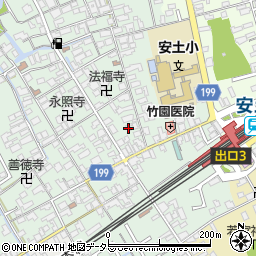 滋賀県近江八幡市安土町常楽寺620周辺の地図