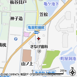 愛知県豊田市亀首町八ツ口洞28周辺の地図