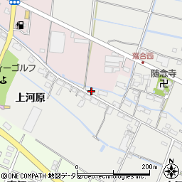 愛知県愛西市落合町上河原1383周辺の地図
