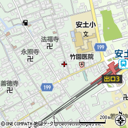滋賀県近江八幡市安土町常楽寺620-1周辺の地図