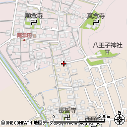 滋賀県近江八幡市船木町1414周辺の地図