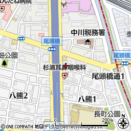 岡崎信用金庫尾頭橋支店周辺の地図