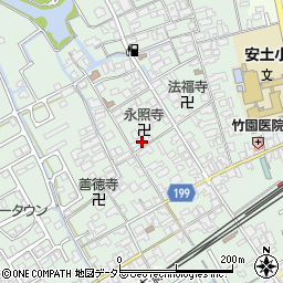 滋賀県近江八幡市安土町常楽寺805周辺の地図