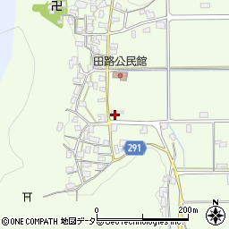 兵庫県丹波市柏原町田路435周辺の地図
