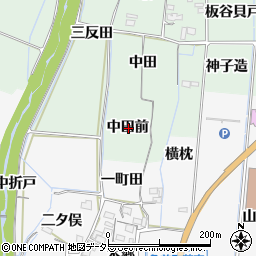 愛知県豊田市舞木町中田前周辺の地図