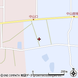 兵庫県丹波市春日町中山13周辺の地図