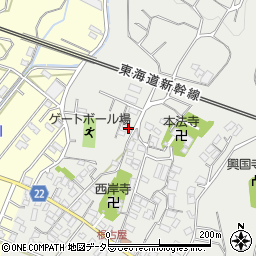 静岡県沼津市根古屋581周辺の地図