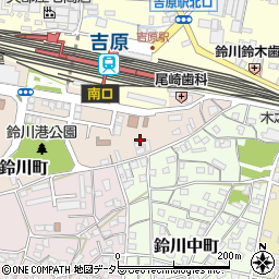 静岡県富士市鈴川町8周辺の地図