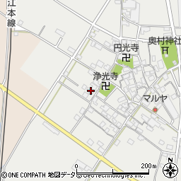 滋賀県東近江市五個荘奥町737周辺の地図