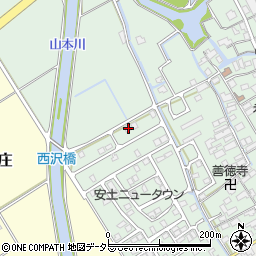 滋賀県近江八幡市安土町常楽寺1086-3周辺の地図
