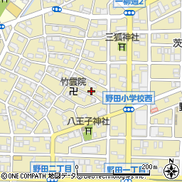 愛知県名古屋市中川区野田周辺の地図
