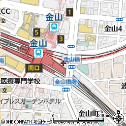 愛知県名古屋市熱田区金山周辺の地図