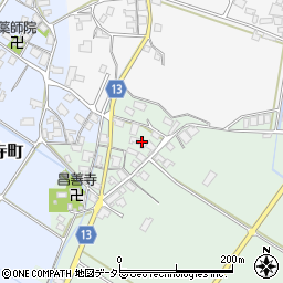 滋賀県東近江市南菩提寺町718周辺の地図