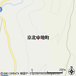 京都府京都市右京区京北中地町周辺の地図