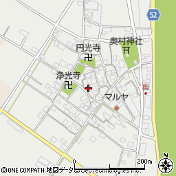 滋賀県東近江市五個荘奥町639周辺の地図